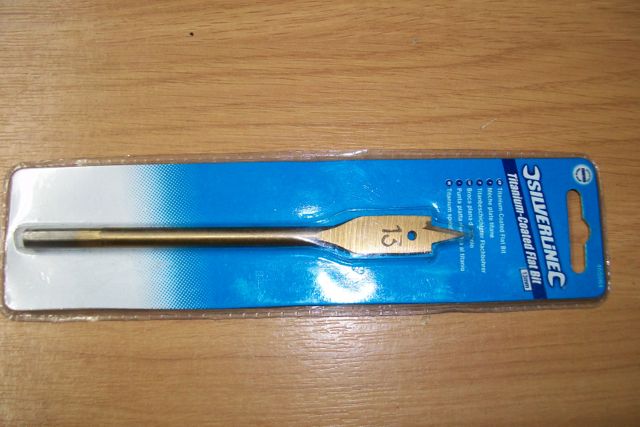 Flat wood bit image