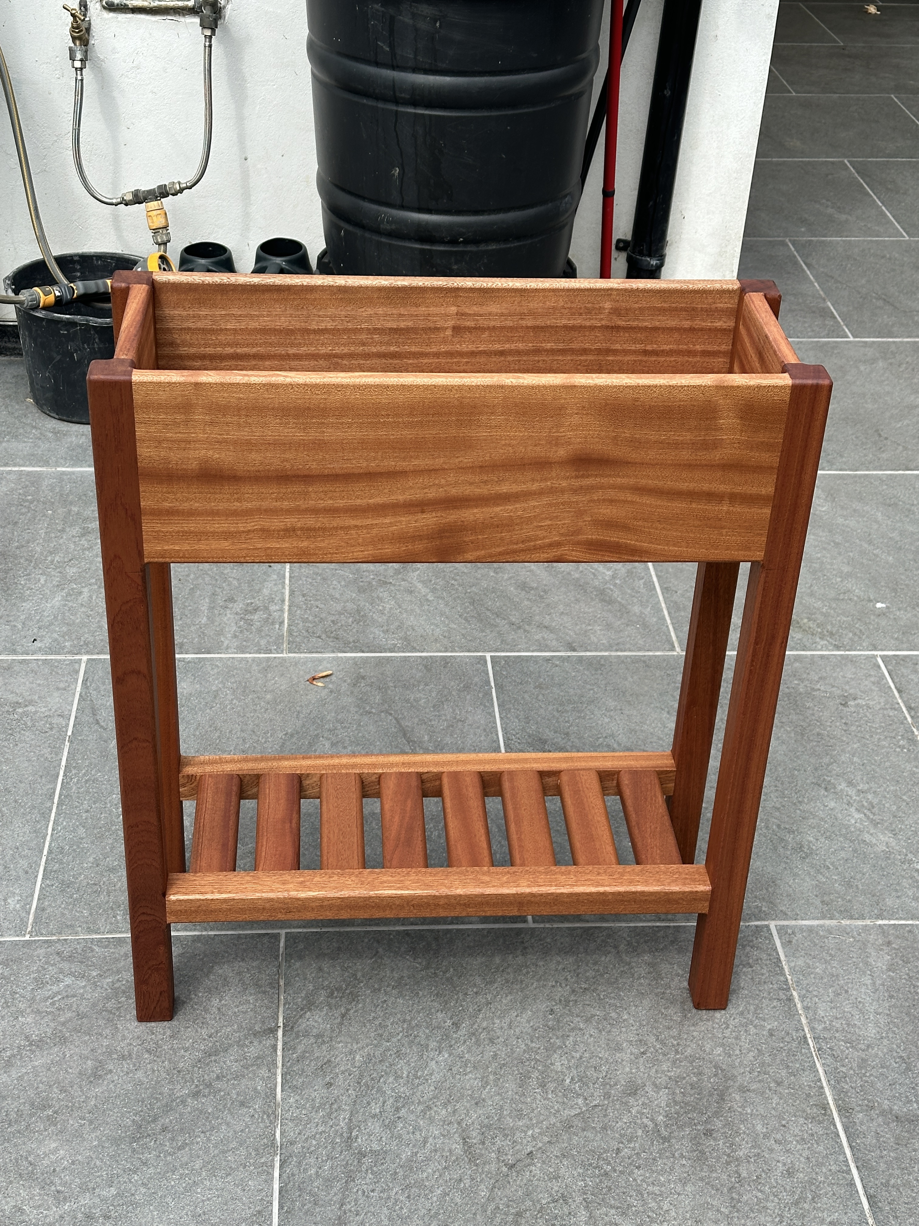 raised planter trough  image